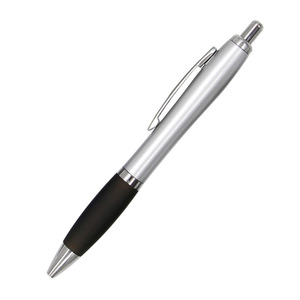 CNG Touch-Sensitive Gourd-Shaped Ballpoint <b>Pen</b> Silver Club Blue Core <b>White</b> Club Black Core Press Button Custom Logo Promotional - Product Image 5
