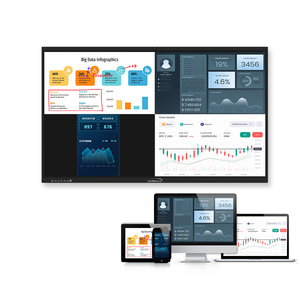 Nouveau tableau interactif à l'ère de l'enseignement intelligent HD avec caméra et haut-parleur prix du tableau intelligent interactif - Product Image 5