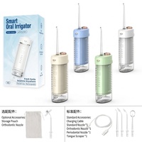 Hydropulseur dentaire électrique portable haute pression à jet pulsé pour nettoyage en profondeur des dents et de la bouche, vente en gros