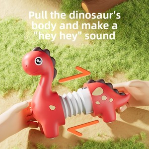 Popular Cartoon Cute Dinosaur Sliding Telescopic Dinosaur Toy Car Triceratops <strong>Transfiguration</strong> Boy and Girl Children's Toys - Product Image 5