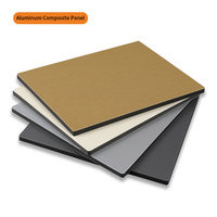 Revestimiento de Pared Moderno Ignífugo Alumetal, Paneles Compuestos de Aluminio Alucobond con Recubrimiento de PVDF, para Fachadas Interiores y Exteriores