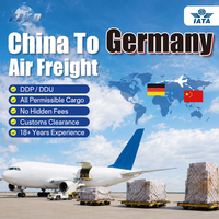 Agent direct IATA DDP porte-à-porte pour fret aérien direct sur avions à fuselage large Chine-Allemagne, transitaire et agent maritime