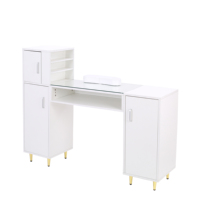 Vente chaude Salon De Luxe Professionnel Ongles Table Salon Manucure Meubles