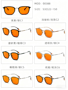 Sunray Atacado Mais Novo Laranja Lentes 97% 98% 100% Anti Luz Azul Óculos Quadros Mulheres Homens Óculos de Leitura - Product Image 4