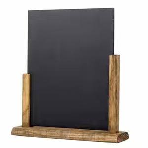 Bar ristorante Wedding A4 A5 A6 tavolo ristorante personalizzato segno superiore in legno <span class=keywords><strong>menu</strong></span> di visualizzazione di bambù pino in legno di faggio supporto del <span class=keywords><strong>menu</strong></span> - Product Image 4