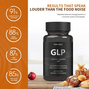 Capsules Hezong OEM Glp1 pour adultes, export transfrontalier, complément alimentaire en fibres, contrôle du sucre, gestion du métabolisme corporel, 60 pièces - Product Image 4