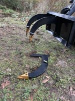 Fixation professionnelle de ripper robuste à 3 tiges pour chargeuses compactes et chargeuses à chenilles compactes