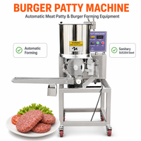 Machine automatique de fabrication de galettes de hamburgers, machine de formage de galettes pour la production de galettes de bœuf, de poulet et de poisson dans une usine alimentaire
