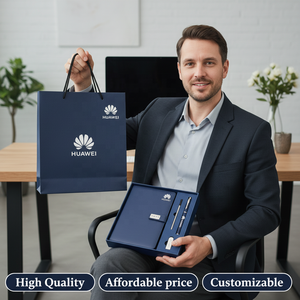 Artículos Promocionales de Regalo de Lujo, Cuaderno A5, Diario de Cuero, Juego de Regalo Corporativo Personalizado con Bolígrafo USB, Caja de Regalo para Oficina y Negocios - Product Image 6