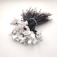 Harness Kabel Internal Multi-Warna Kustom dengan Konektor Pengunci Plastik Putih Dua Ujung dan Selang Pelindung Luar Hitam