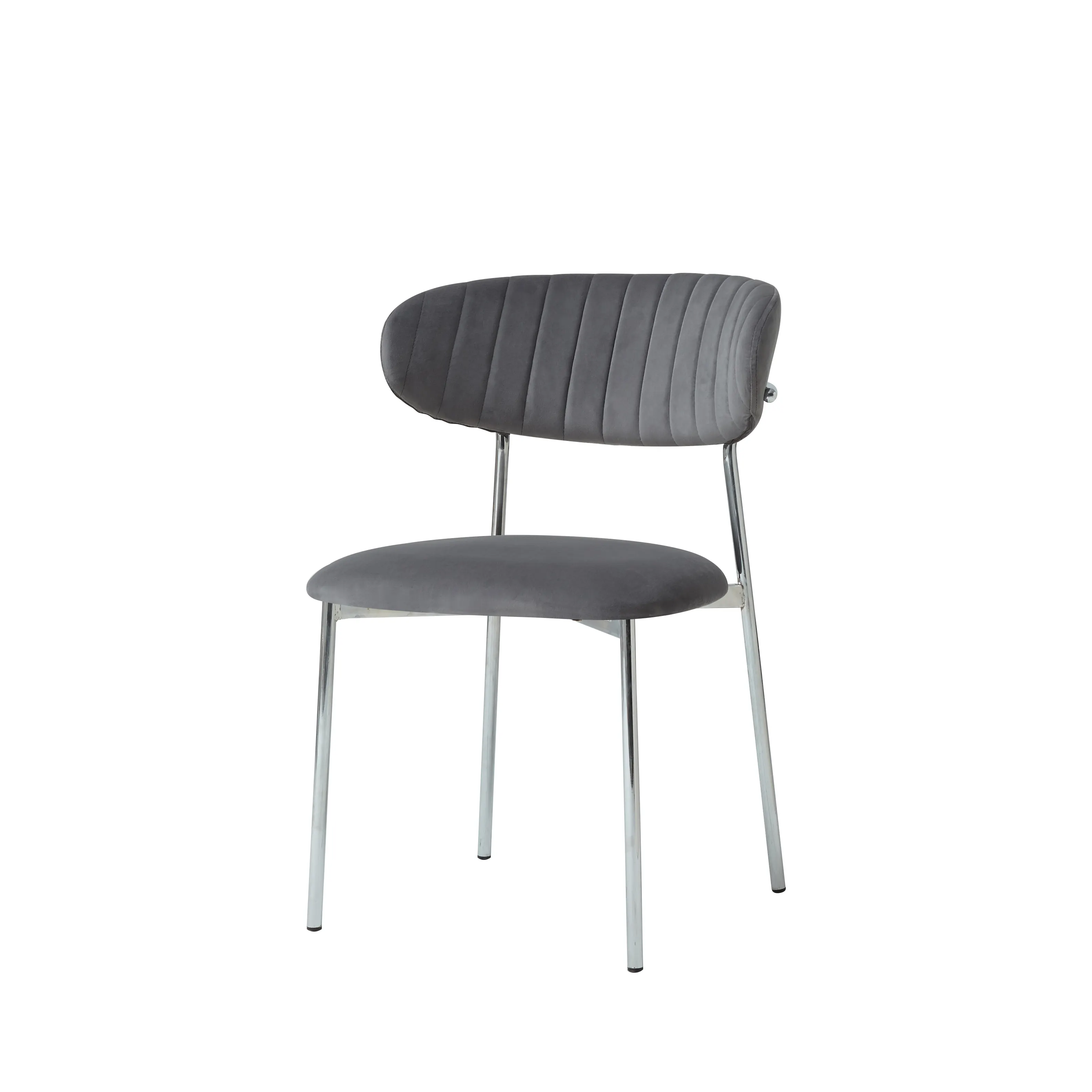 Vente en gros de chaises de salle à manger en tissu Chaise avec accoudoirs Mobilier italien de luxe moderne Chaises de salle à manger