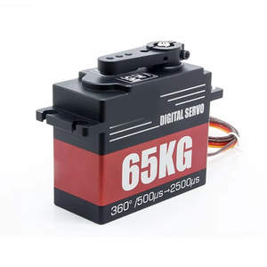 Servomoteur numérique sans noyau OEM 12V à couple élevé, étanche IP67, capacités 20KG/25KG/30KG/65KG, pièces pour hélicoptère RC, quadricoptère, voiture RC - Product Image 1