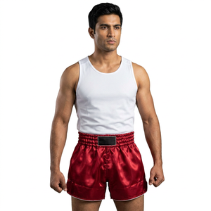 High Quality Muay Thai Boxing Shorts Casual Mid Waist Training Fitness Pants Quick Dry Breathable Features Board Shorts - Product Image 1