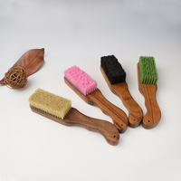 Brosse de nettoyage pour escalade en poils de sanglier, 6/7 rangées, nouées manuellement, durable, avec manche en bois, pour bricolage et OEM