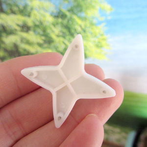 Star Shape <b>Plastic</b> Photo Wall Hooks 4X Reusable <b>Picture</b> <b>Frame</b> Accessories - Product Image 1