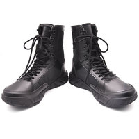 Chaussures Tactiques Légères et Décontractées pour Hommes, Bottes de Combat Respirantes Marron, Bottes Tactiques du Désert pour Randonnée en Extérieur