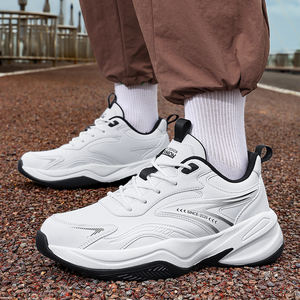 Chaussures de sport décontractées personnalisées pour femmes, baskets de marche d'hiver, chaussures de tennis en cuir pour hommes, grandes tailles EU 47 48, chaussures de course vierges tendance - Product Image 5