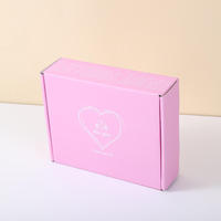 Cartons de cadeaux d'anniversaire personnalisés Emballage de vacances en carton ondulé pratique avec gaufrage par revêtement UV Boîtes pratiques à l'aspect esthétique