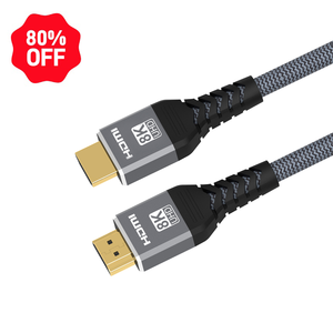 Cable HDMI 2.1 de 48 Gbps con Descuento, 8K60Hz HDR EARC, Chapado en Oro, Macho a Macho, Revestimiento de PVC, Compatible con <span class=keywords><strong>PS5</strong></span>, Monitor de Juegos, Proyector, TV - Product Image 1