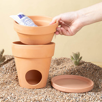 Été Refroidissement Absorbant Pet House Rouge Argile Igloo Doré Respirant Mesh Hamster's Air Conditioning Nest Button Cool Ice Bag