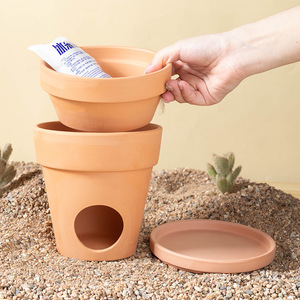 Yaz soğutma emici Pet <span class=keywords><strong>House</strong></span> kırmızı kil iglo altın nefes örgü Hamster klima yuva düğmesi serin buz torbası - Product Image 3
