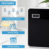 Nouveau modèle de diffuseur d'huiles essentielles électrique Tonemy personnalisé, diffuseur d'air aromathérapeutique de table, atomisation automatique de nano-brume