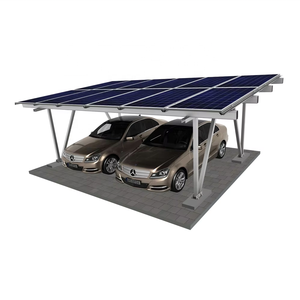 Système de montage de carport solaire en aluminium imperméable pour 2 voitures, structure de stationnement photovoltaïque pour usage commercial et résidentiel - Product Image 6