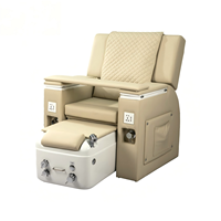 Nouveau Fauteuil de Massage Spa Inclinable, Chaise de Pédicure Sans Tuyauterie pour Soins des Pieds