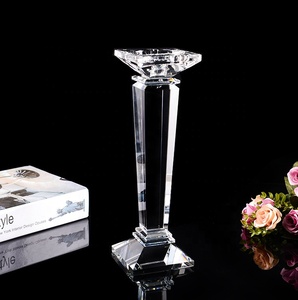 MH-ZT154 <span class=keywords><strong>Cristal</strong></span> Verre Chandelier Grands Refoulés Votive En Verre <span class=keywords><strong>Cristal</strong></span> <span class=keywords><strong>Bougeoir</strong></span> - Product Image 6