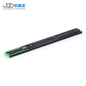 Correderas para Cajones de Cocina JOB, de Alta Resistencia, con Rodamientos de Bolas, Cierre Suave, Extensión Total, Zincadas, de Montaje Lateral, Plegables en 3 Secciones - Product Image 5