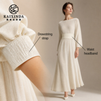 Bande élastique plissée froissée large, souple et extensible, ruban tissé pour la couture de vêtements, largeur et couleur personnalisables
