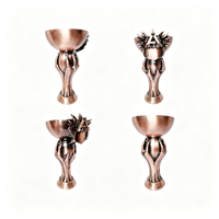 Trophée Métallique Esports Personnalisé, Plaque de Récompense en Bronze Antique avec Couronne Pointue et Bouclier, pour Champion de Jeu