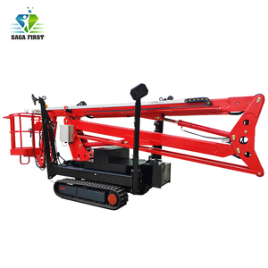 Plataforma Elevadora Móvil Todoterreno con Brazo Telescópico para Trabajos en Altura, Elevador de Personal para Sitios de Operación al Aire Libre - Product Image 6