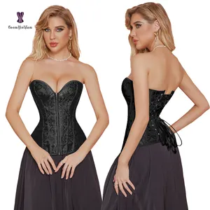 Find Cheap, Fashionable and Slimming satin basque corset 