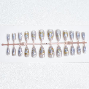 Uñas Postizas de Moda Navideña en Oferta, Juego de Uñas Postizas de Lujo Reutilizables para Fiestas y Bodas, Directo de Fábrica - Product Image 6