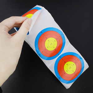 Archery Target Paper 3 Inch Self Adhesive Stickers For Darts And Shooting Sports 100 Pieces Outdoor Indoor Use - Product Image 2