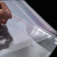 Transparent Cellophane Clair Polybag Opp En Plastique Auto-Adhésif OPP Bopp Sac Pour Brosse Stylo Emballage