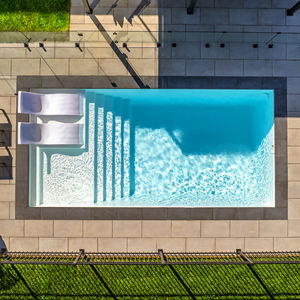 Piscina modular de fibra de vidrio con función de spa, carcasa prefabricada fácil de transportar e instalar para uso en villas o resorts - Product Image 4
