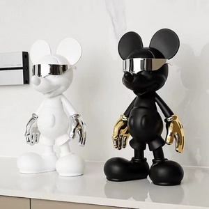 Nueva Tendencia de Moda: Escultura de Resina Cyberpunk de <span class=keywords><strong>Mickey</strong></span>, Adorno Decorativo para Sala de Estar, Porche, Mueble de TV, Barra, Entrada, Decoración Moderna - Product Image 1