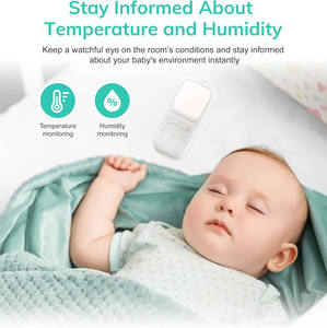 Monitor de Sonido Inalámbrico de Alta Fidelidad para Bebés con Notificación de Vibración y Transmisión de Audio Nítida - Product Image 2
