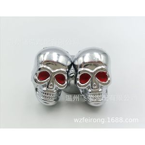 Fei Rong <b>Skull</b> License Plate Screws Zinc Alloy <b>Decorative</b> For Motorcycle Rear Mounting - Product Image 4