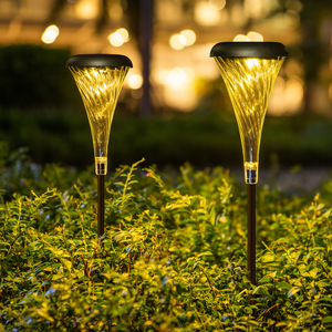 Luci Solari RGB 3000K per <span class=keywords><strong>Casa</strong></span> e Giardino, Illuminazione Decorativa da Esterno a LED, Prezzo Competitivo, IP65, a Forma di Fiore - Product Image 1