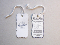 Etiqueta Colgante Personalizada con Impresión UV, Serigrafía, Holográfica, Anti-Falsificación, Resistente al Agua, con Código de Barras Sensible al Calor y Raspable