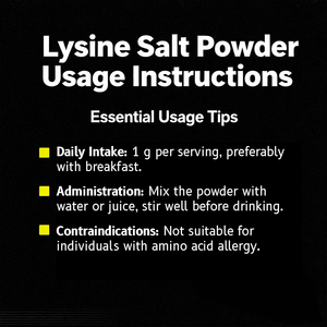 Oem/odm l-ליזין hcl אבקת הסיטונאי | 500g בצובר שריר & תוסף חומצות אמינו - Product Image 4