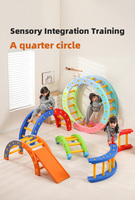 Estructura de Escalada de Plástico Ligera y Educativa para Niños de 3 a 6 Años, Juguete de Entrenamiento para Interiores, Equipo de Integración Sensorial para el Hogar y la Escuela