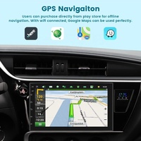 Autoradio Android Podofo 2 Din 2+64 Go 7 pouces avec Carplay et Android Auto sans fil, GPS, WIFI, BT, FM, RDS, Hifi, prise en charge de la caméra AHD