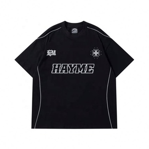 Camiseta Unisex Vintage de High Street Camiseta con estampado reflectante personalizado de algodón de alta calidad - Product Image 1