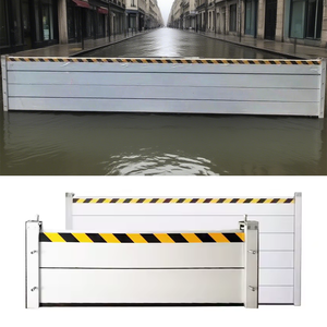 Barrière modulaire en aluminium contre les inondations avec caractéristiques de sécurité de l'eau Support extérieur pour application de lutte contre les inondations Barrière contre les inondations - Product Image 6