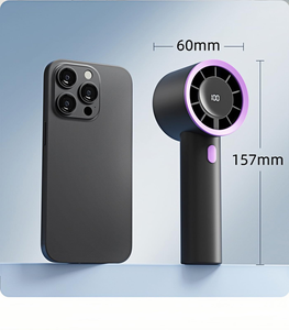 Ventilador de Mano de Alta Velocidad, Mini Ventilador de <span class=keywords><strong>Verano</strong></span> Personalizado de Fábrica, Ventilador Turbo Personal Portátil Recargable por USB C - Product Image 2