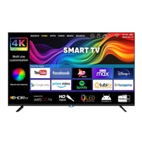 Televisor Inteligente 4K Ultrafino, Nuevo Producto, Pantalla Plana de 32 a 110 Pulgadas con Retroiluminación LED, Frecuencia de Actualización de 120Hz, para Baño